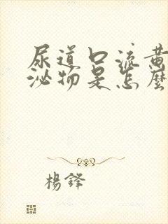 尿道口流黄色分泌物是怎么回事