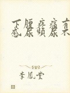 下腹疼痛有坠胀感尿频尿不尽