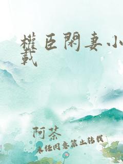 权臣闲妻小说下载