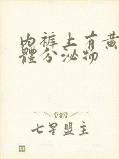 内裤上有黄色液体分泌物