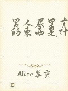 男人尿里有白色的东西是什么东西