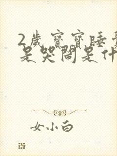 2岁宝宝睡觉总是哭闹是什么原因