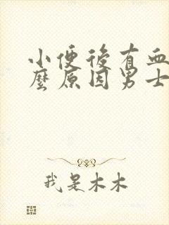 小便后有血是什么原因男士