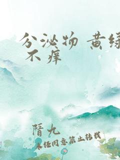 分泌物 黄绿色 不痒