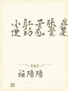 小肚子胀疼想大便的感觉是怎么回事