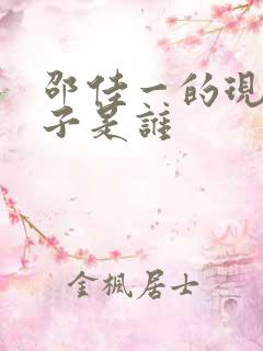 邵佳一的现任妻子是谁