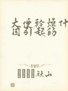 大便干燥什么原因引起的