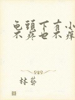 龟头下有小疙瘩不疼也不痒