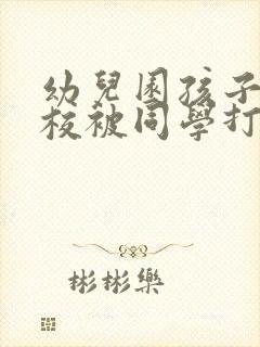 幼儿园孩子在学校被同学打了家长应该怎么办