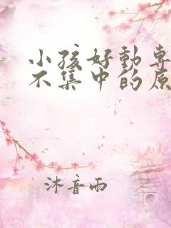 小孩好动专注力不集中的原因