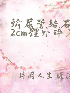 输尿管结石1.2cm体外碎石得多少钱