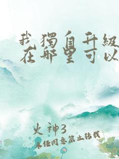 我独自升级小说在哪里可以看