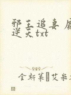 邪王追妻 废材逆天txt