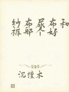 纱布尿布和纸尿裤哪个好