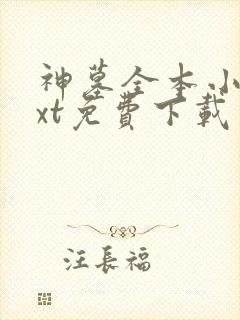 神墓全本小说txt免费下载