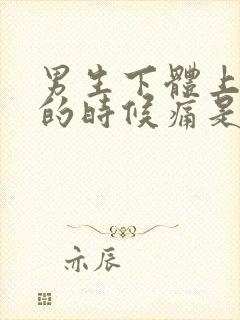 男生下体上厕所的时候痛是什么原因