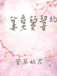 公爵的契约未婚妻免费看