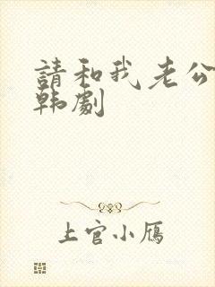 请和我老公结婚韩剧