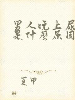 男人晚上尿频繁是什么原因引起的