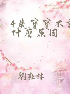 4岁宝宝不说话什么原因