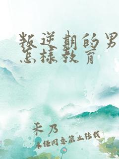 叛逆期的男孩子怎样教育