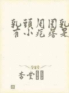 乳头周围乳晕上有小疙瘩是怎么回事