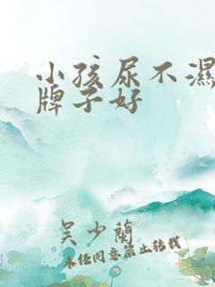 小孩尿不湿什么牌子好