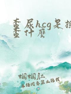 查尿hcg是检查什么