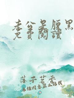 老公是腹黑大人免费阅读