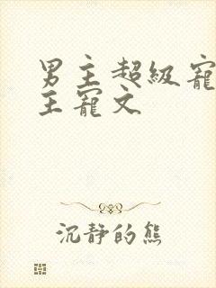 男主超级宠溺女主宠文