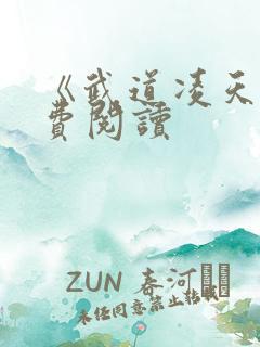 《武道凌天》免费阅读