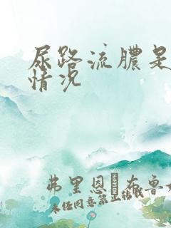 尿路流脓是什么情况