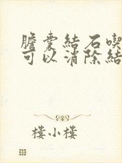 胆囊结石吃中药可以消除结石