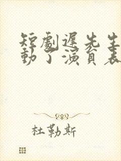 短剧迟先生又心动了演员表