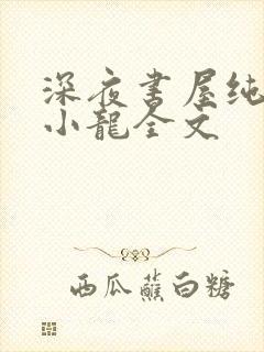 深夜书屋纯洁滴小龙全文