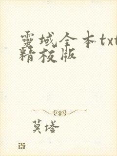 灵域全本txt精校版