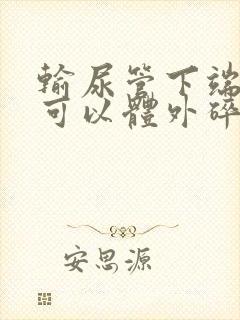 输尿管下端结石可以体外碎石吗