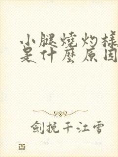 小腿烧灼样疼痛是什么原因