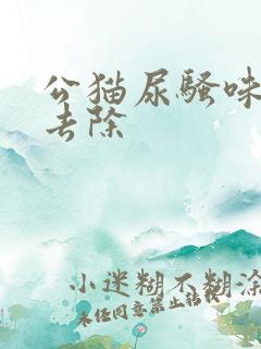 公猫尿骚味怎么去除