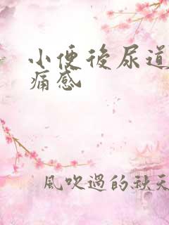 小便后尿道有刺痛感