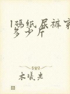 l码纸尿裤穿到多少斤