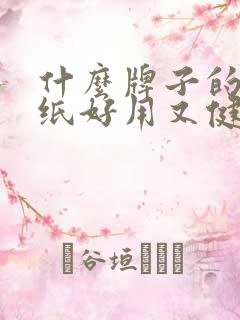 什么牌子的湿巾纸好用又健康