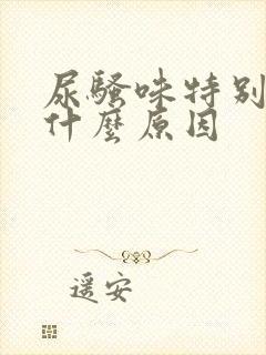 尿骚味特别重是什么原因