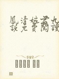 凤清婉君九渊小说免费阅读最新章节