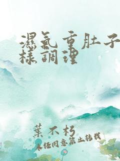 湿气重肚子大怎样调理