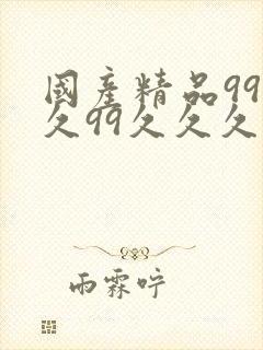 国产精品99久久99久久久