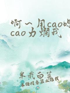 啊~用cao嗯cao力烂我