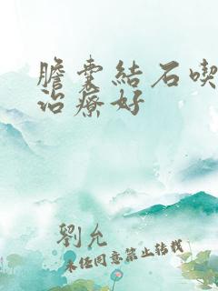 胆囊结石吃啥药治疗好