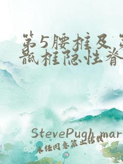 第5腰椎及第1骶椎隐性脊柱裂