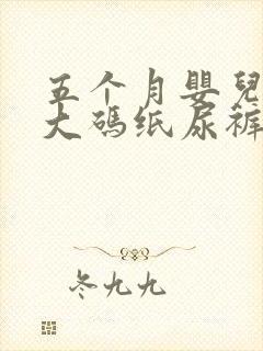 五个月婴儿穿多大码纸尿裤